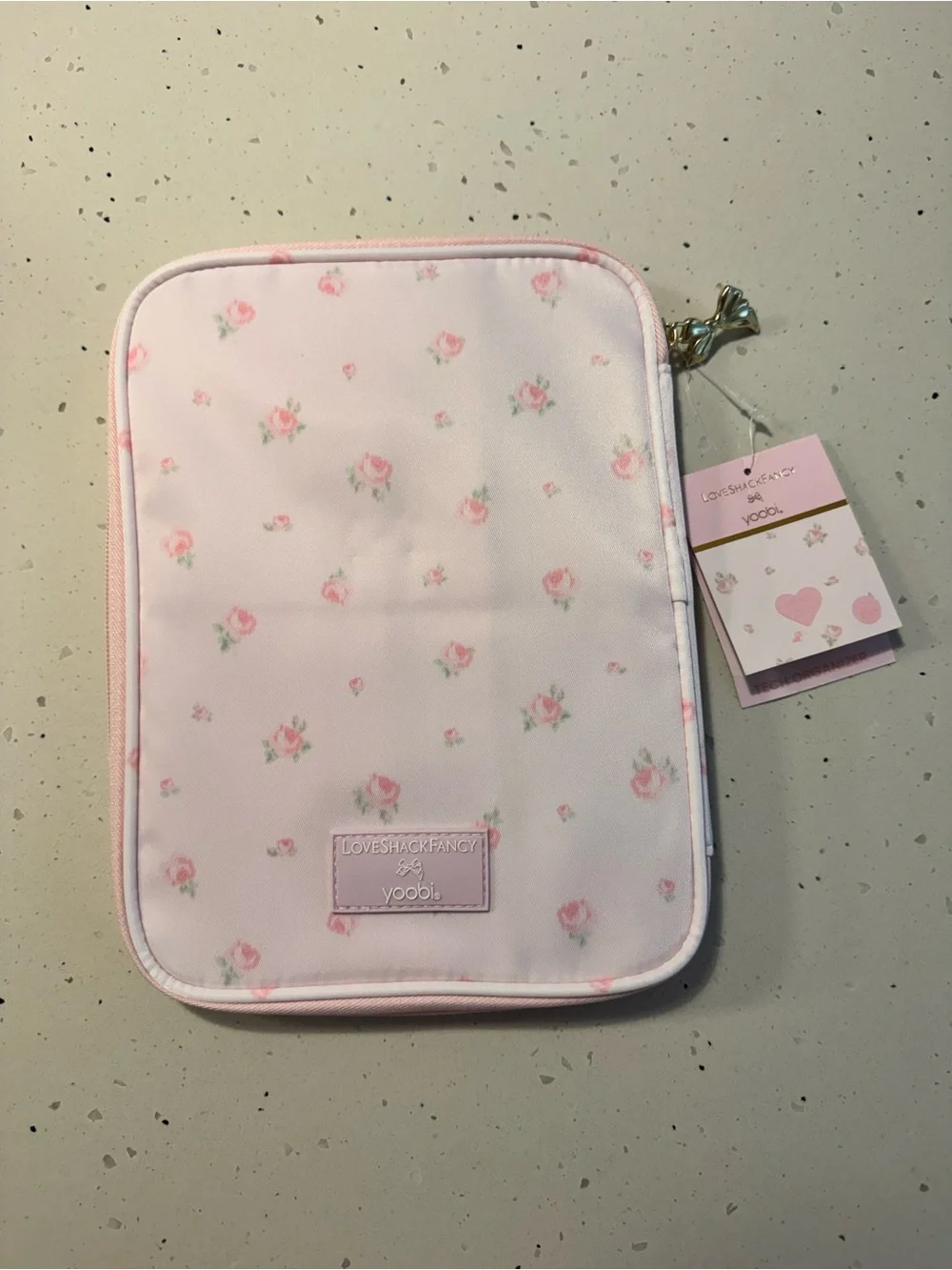 Loveshackfancy x yoobi Tech Organizer - Blooming Heirloom